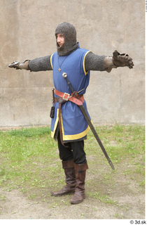  Photos Medieval Knight in mail armor 4 army medieval soldier t poses whole body 0006.jpg